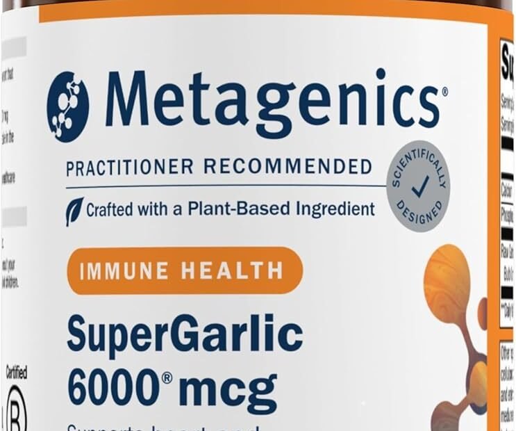 Boost Heart Health & Immunity with Metagenics SuperGarlic 6000: A Comprehensive Review