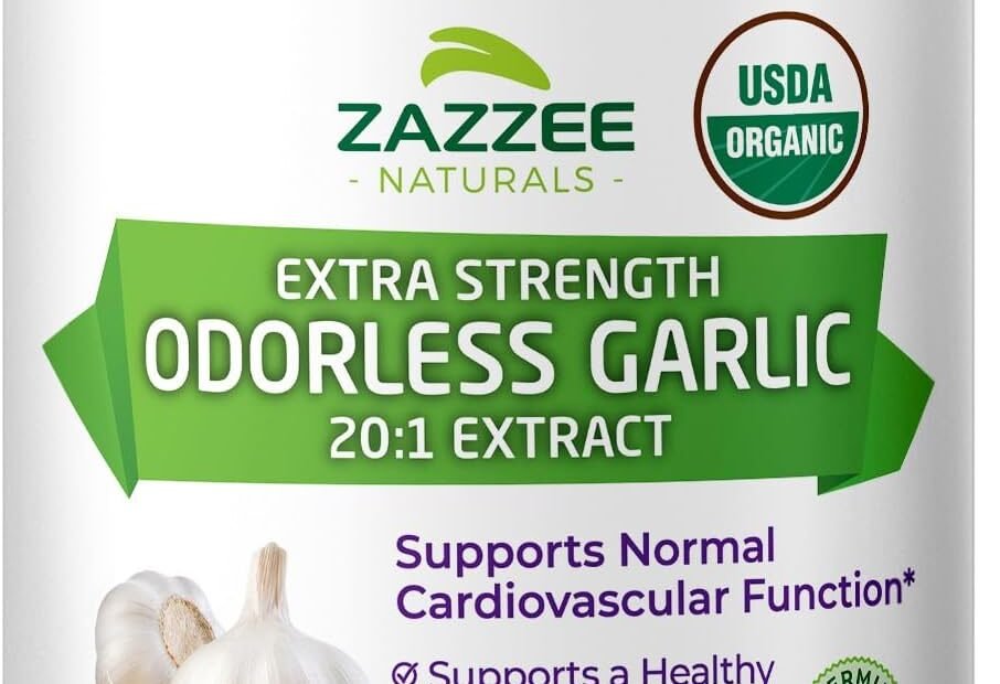 Boost Your Health Naturally: Zazzee Organic Garlic Extract Review