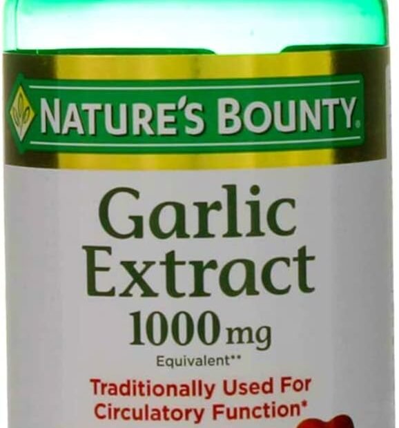 Boost Your Health with Nature's Bounty Garlic Extract: A Must-Try Review!
