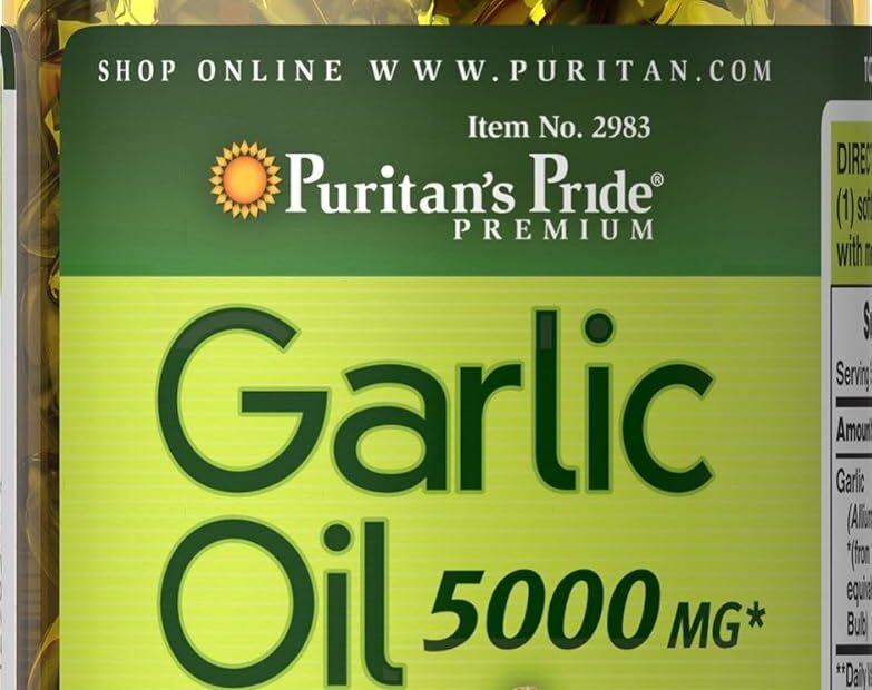 Boost Your Heart Health: A Review of Puritan's Pride Premium Garlic 5000mg