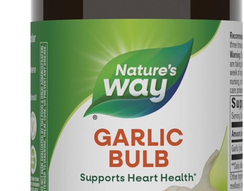 Boost Your Heart Health: Nature's Way Garlic Bulb Review