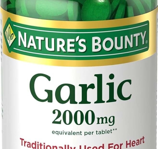 Boost Your Heart Health with Nature's Bounty Garlic Tablets: A Comprehensive Review