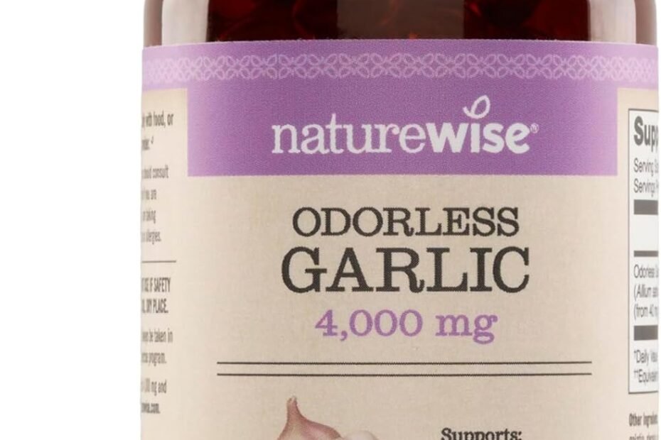 Boost Your Heart Health with NatureWise Odorless Garlic Supplement: A Review