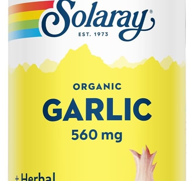 Boost Your Heart Health with Solaray Organic Garlic Pills: A Comprehensive Review!