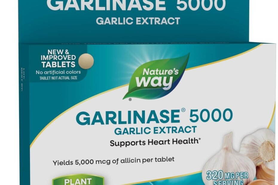Discover Heart Health Benefits with Nature's Way Garlinase 5000 – The Odor-Free Garlic Extract