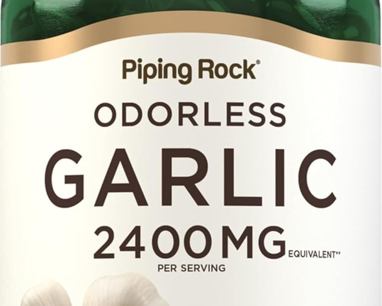 Discover the Benefits of Piping Rock Odorless Garlic Softgels: High Potency Review!