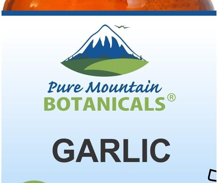 Elevate Your Health with Pure Mountain Botanicals Garlic Capsules: A Vegan's Best Supplement!