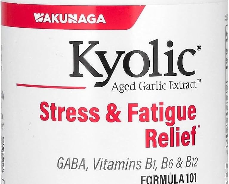 Revitalize Your Wellness: Kyolic Aged Garlic Extract for Stress and Fatigue Relief