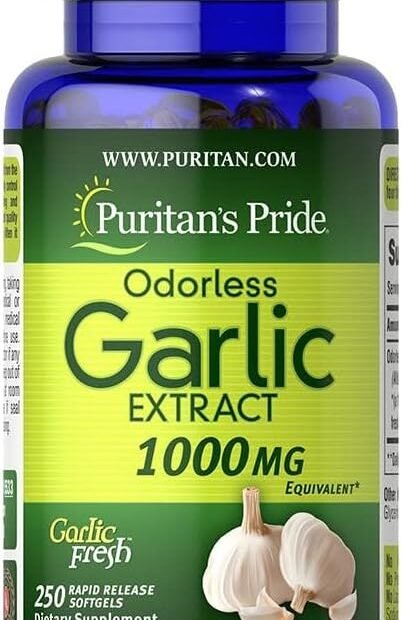 Unleash the Power of Garlic: Puritan's Pride Premium Odorless Garlic Review for Heart Health