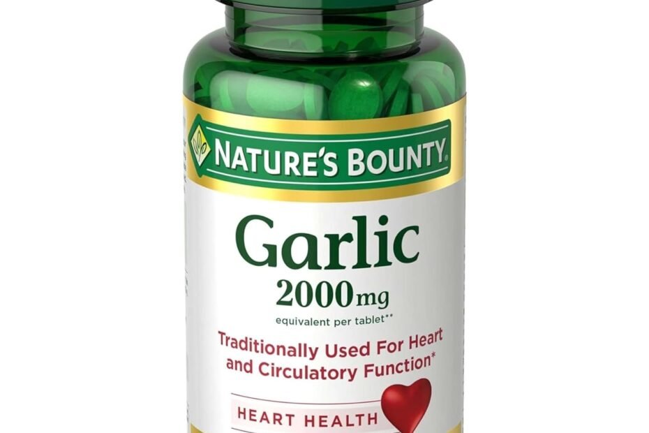 Unleash the Power of Nature: Nature's Bounty Garlic 2000mg Review