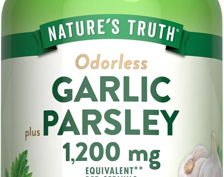 Unleash the Power of Nature: Nature's Truth Odorless Garlic & Parsley Review