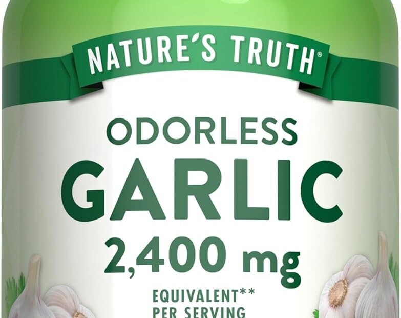 Unlock the Benefits: Nature's Truth Odorless Garlic Supplement Review!