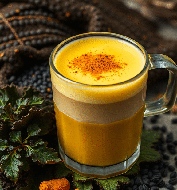 Sea Moss Black Seed Oil Ashwagandha Turmeric Bladderwrack Burdock: Golden Lattes for Inflammation Control