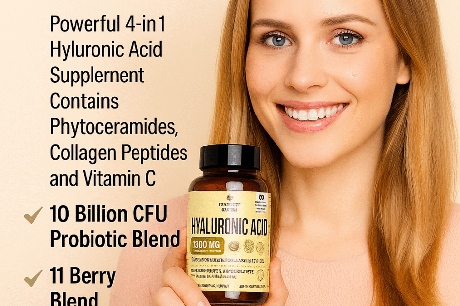 How I Improved My Skin With Hyaluronic Acid Supplements"the details of the products is