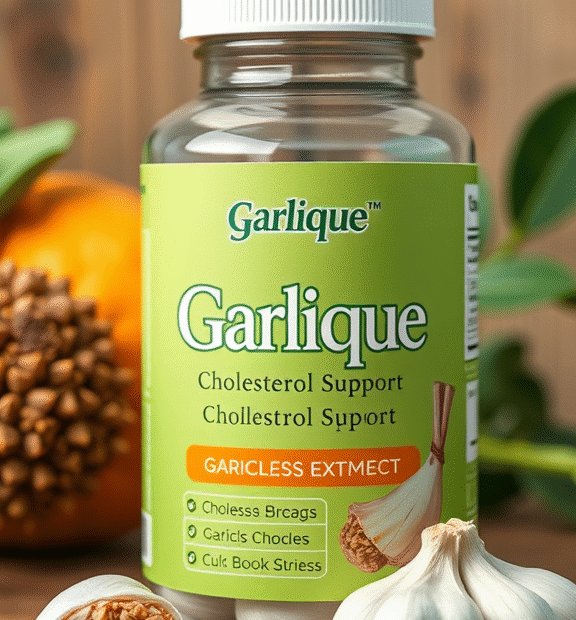 Garlique Cholesterol Support Review – Odorless Garlic Extract Supplement