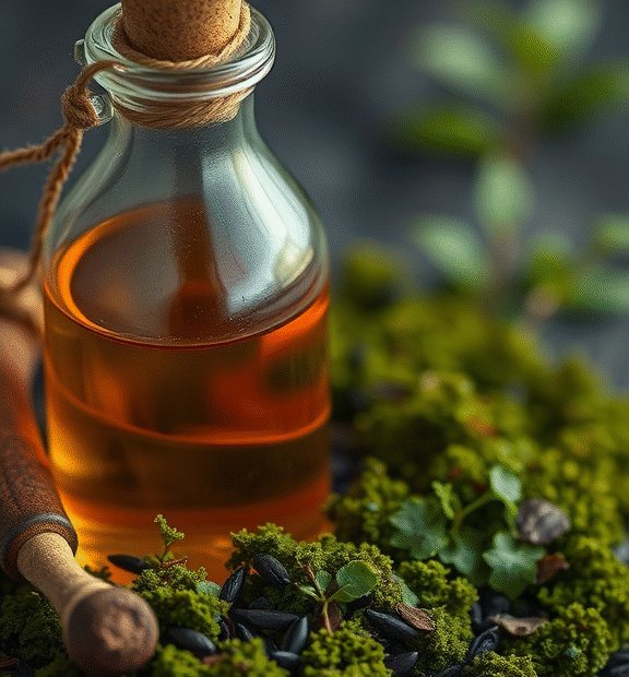 Sea Moss Black Seed Oil shwagandha Turmeric Burdock: Evening Rituals for Restful Sleep & Heart