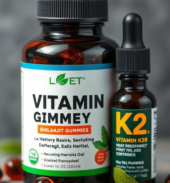Shilajit Gummies vs. Vitamin K₂ Drops: Supporting Heart Health When Greens Fall Short