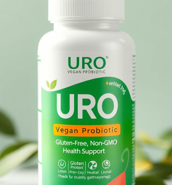 URO Vegan Probiotic – Gluten-Free, Non-GMO Vaginal Health Support