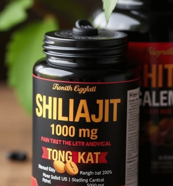 Shilajit 1000 mg & Tongkat: 5 Stress-Busting Foods and Supplements for a Stronger Heart