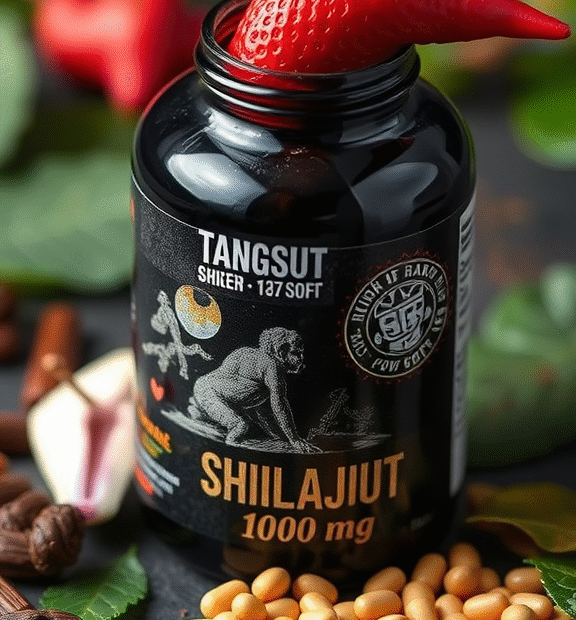 Shilajit 1000 mg & Tongkat: 5 Stress-Busting Foods and Supplements for a Stronger Heart