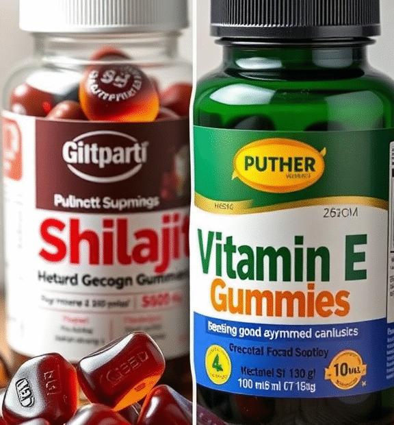 Shilajit Gummies vs. Vitamin E Softgels: Protecting Your Heart While Beating Junk-Food Urges