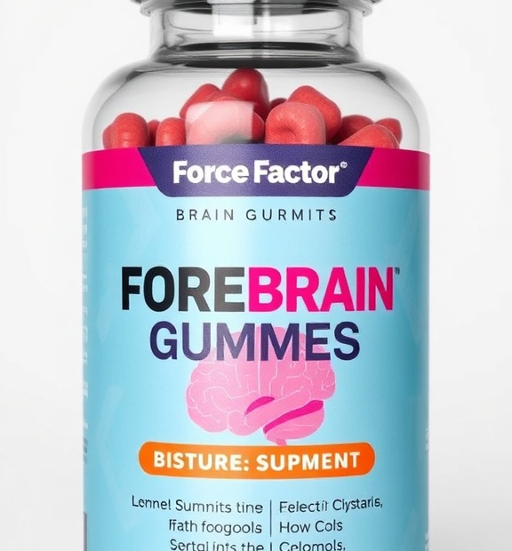 Force Factor Forebrain Gummies Nootropic Brain Support Supplement