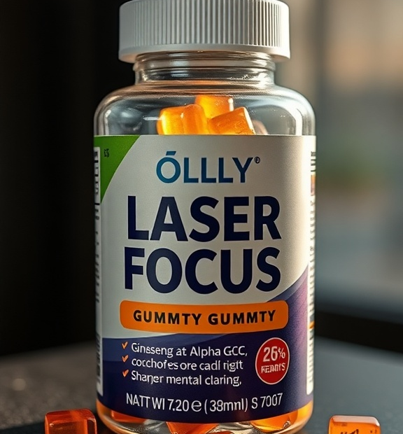 OLLY Laser Focus Gummy Review: Ginseng & Alpha GPC for Sharper Mental Clarity?
