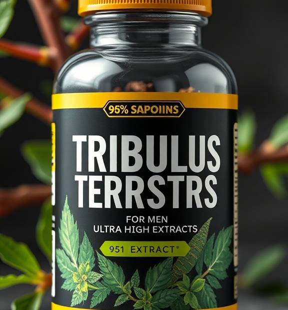 Tribulus Terrestris for Men - Ultra High Potency 25:1 Extract with 95% Saponins