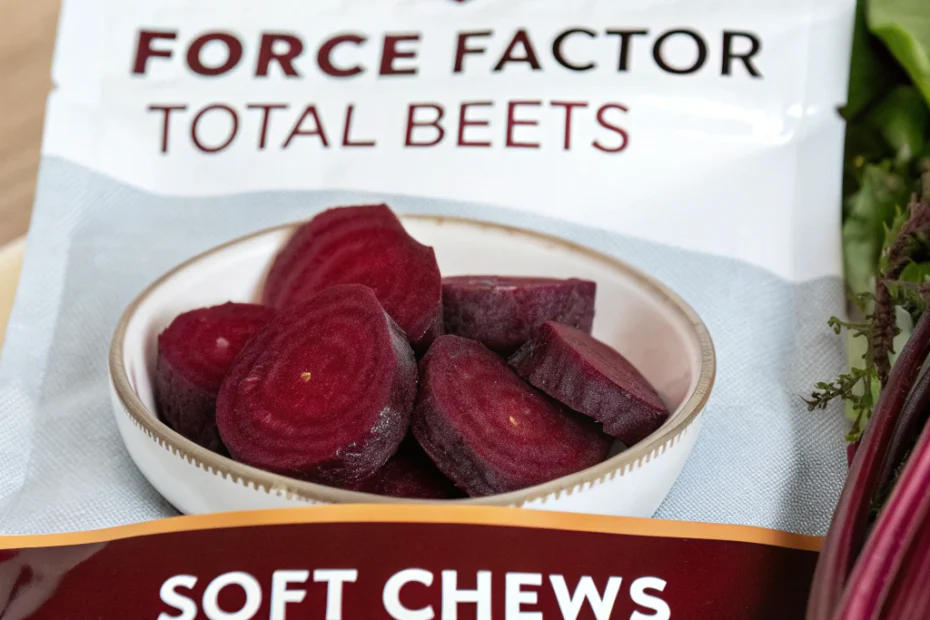 Exploring Force Factor Total Beets Soft Chews for Heart Health