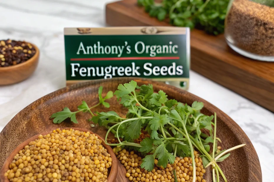 Discover the Benefits of Anthony's Organic Fenugreek Seeds