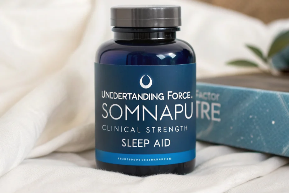 Understanding Force Factor Somnapure Clinical Strength Sleep Aid