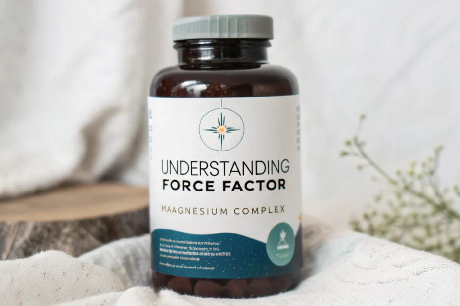 Understanding Force Factor Magnesium Complex Supplement Benefits