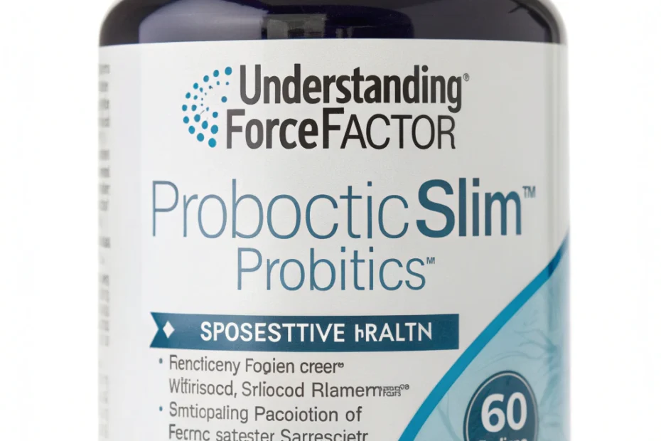 Understanding Force Factor ProbioSlim Probiotics for Digestive Health