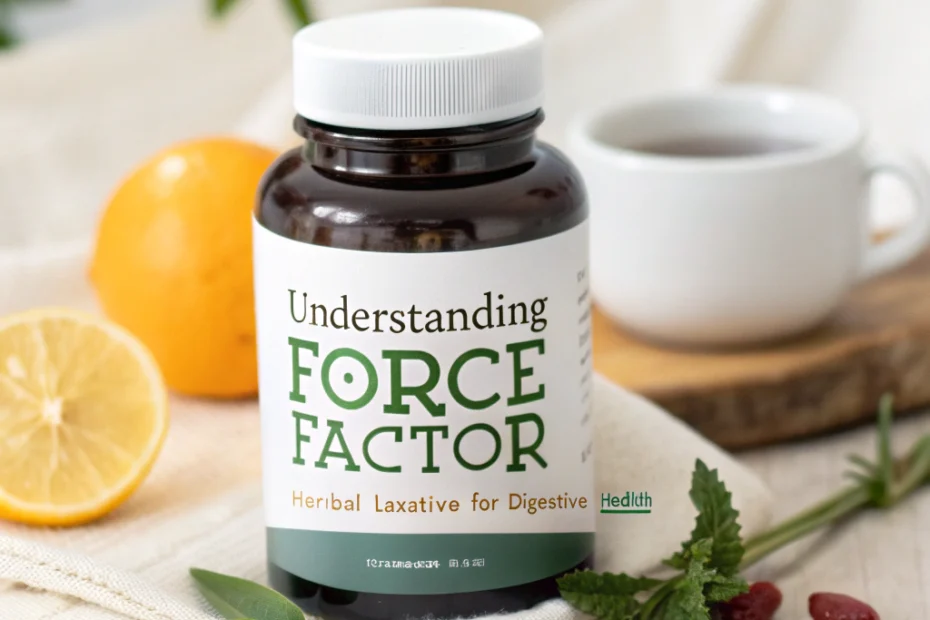 Understanding FORCE FACTOR Herbal Laxative for Digestive Health