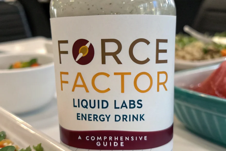 FORCE FACTOR Liquid Labs Energy Drink: A Comprehensive Guide
