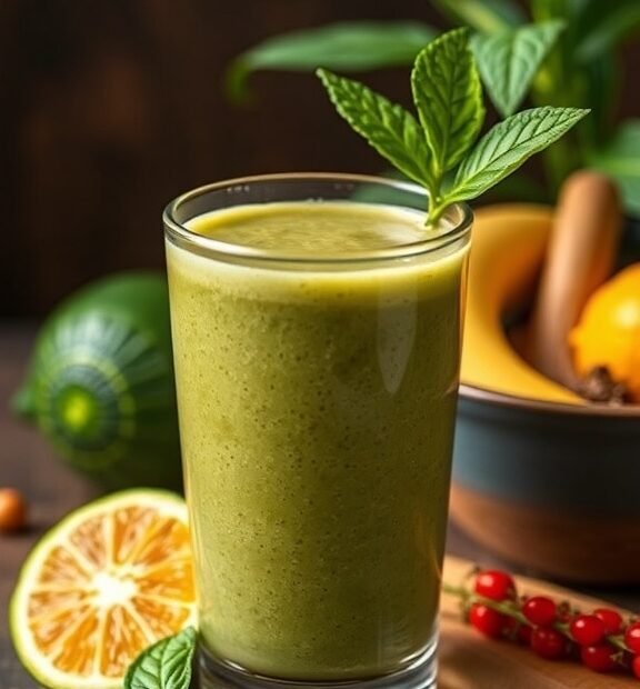 Sumatra Slim Belly Tonic: Retro Smoothie Super-Boost