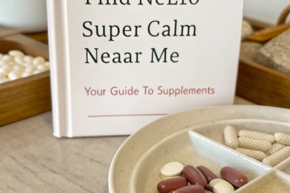 Find Nello Super Calm Near Me: Your Guide to Supplements