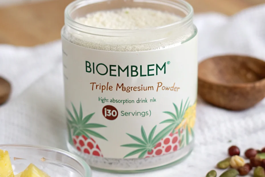BioEmblem triple magnesium powder: high-absorption drink mix (30 servings): Your Guide to Choosing the Right Supplement