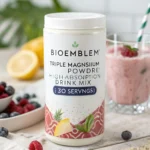 BioEmblem triple magnesium powder: high-absorption drink mix (30 servings): Discover the Benefits