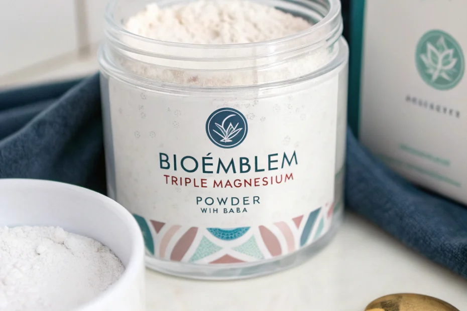 BioEmblem triple magnesium powder: with GABA for relaxing evening routine: Your Guide to a Restful Night