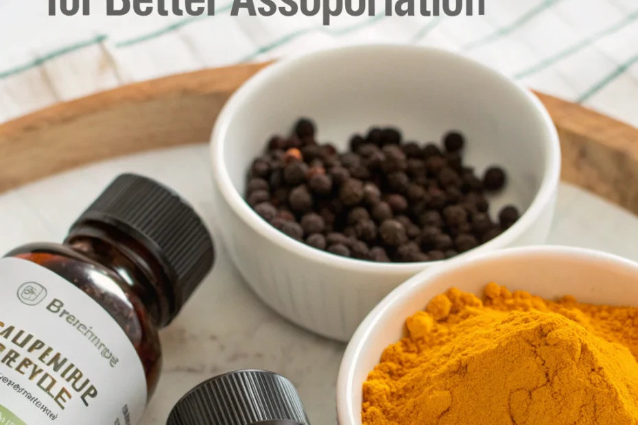 BioEmblem turmeric curcumin: BioPerine black pepper for better uptake: Choosing the Right Supplement