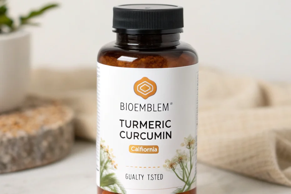 BioEmblem turmeric curcumin: California-made, quality tested supplement: Discover the Benefits and How to Choose