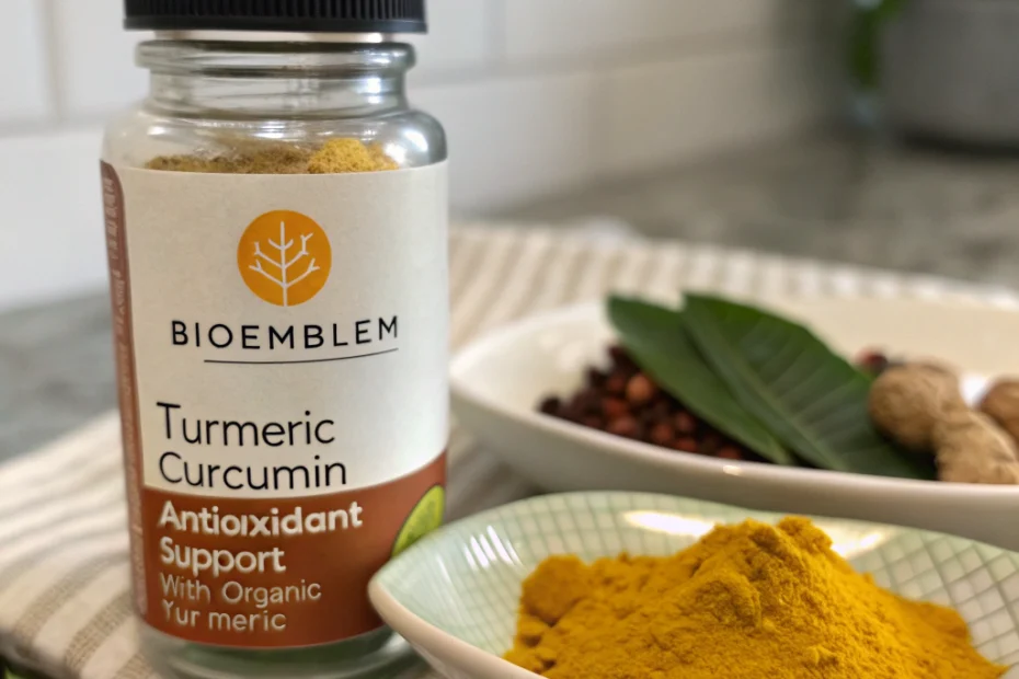 BioEmblem turmeric curcumin: antioxidant support with organic turmeric: Discover Its Benefits