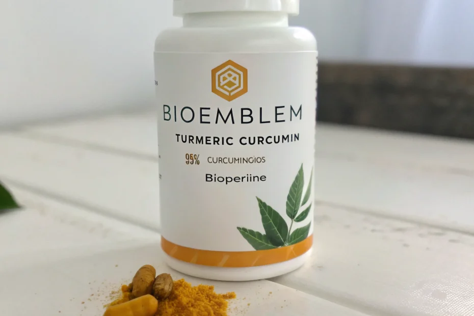 BioEmblem turmeric curcumin: clean label with 95% curcuminoids + BioPerine: Discover the Benefits