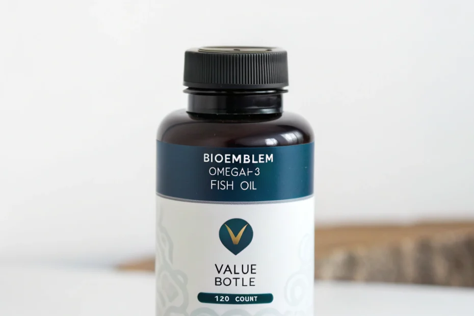 BioEmblem omega-3 fish oil: value bottle—120 count, travel-friendly: A Guide to Smart Supplement Choices