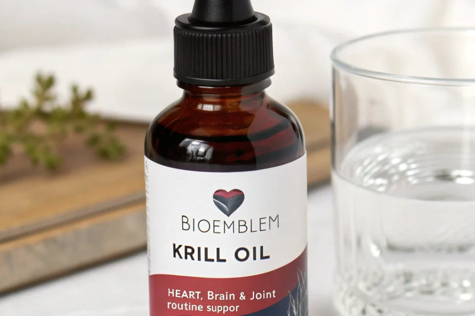 BioEmblem krill oil: heart, brain & joint routine support—1000 mg daily: Choosing Wisely for Optimal Benefits