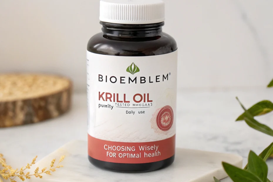 BioEmblem krill oil: purity tested omega-3 supplement for daily use: Choosing Wisely for Optimal Health