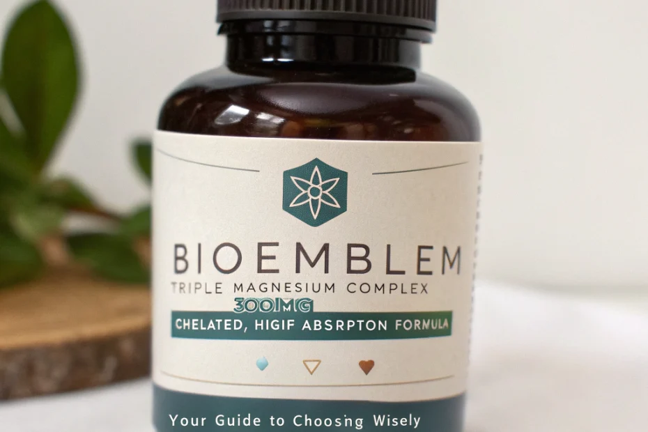 BioEmblem triple magnesium complex: 300 mg chelated, high-absorption formula: Your Guide to Choosing Wisely