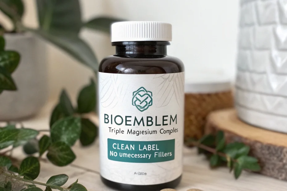 BioEmblem triple magnesium complex: clean label, no unnecessary fillers: Your Guide to Smart Supplement Choices