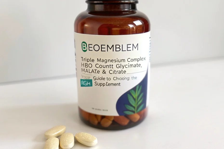 BioEmblem triple magnesium complex 180 count: glycinate, malate & citrate: Your Guide to Choosing the Right Supplement